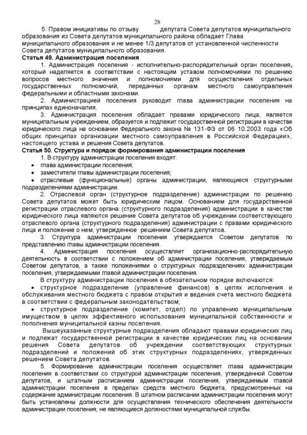 У С Т А В муниципального образования Кузьмоловское городское поселение Всеволожского муниципального района Ленинградской области (новая редакция) (в ред. Решения Совета депутатов от 20.11.2012 № 93)